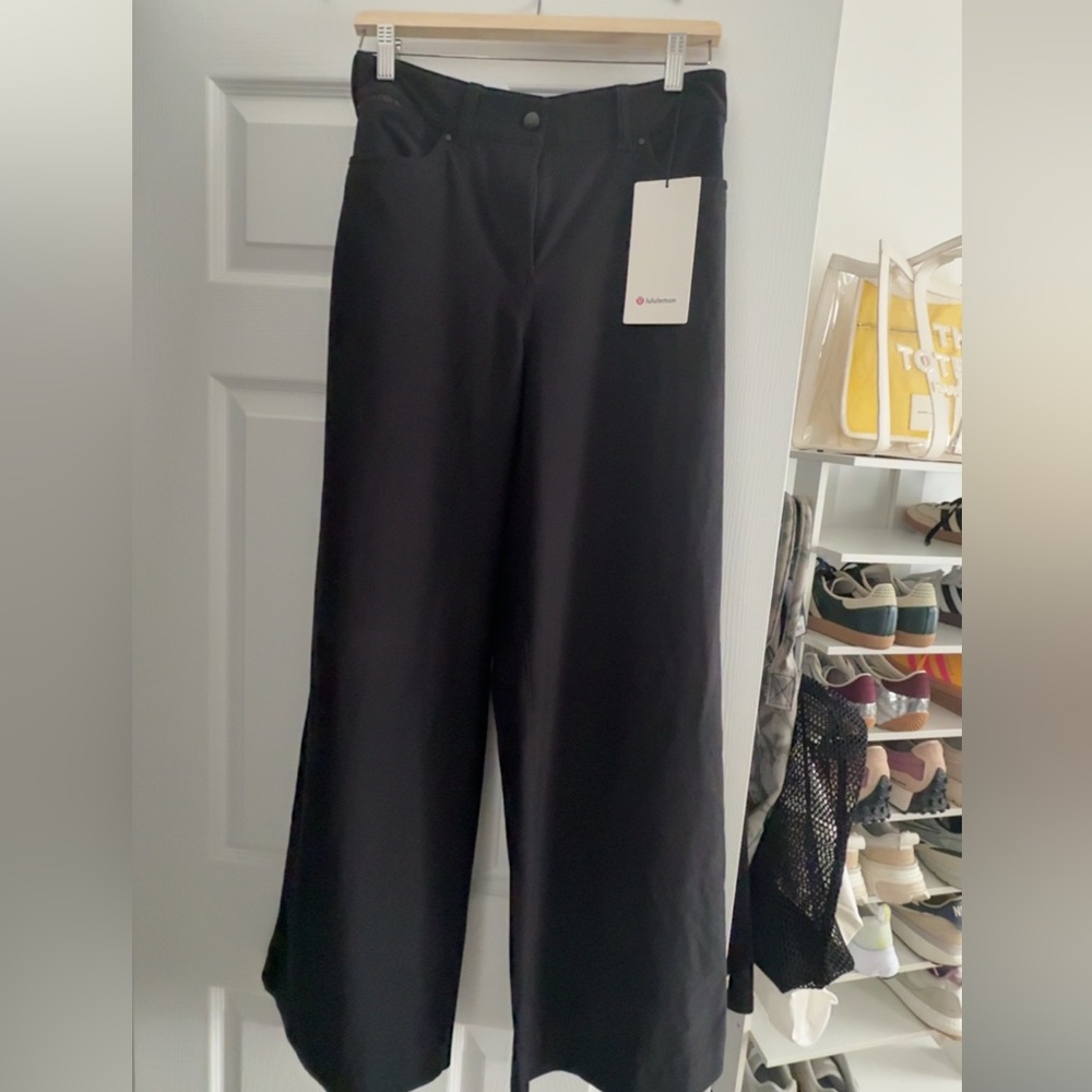Black Wide-Leg Pants